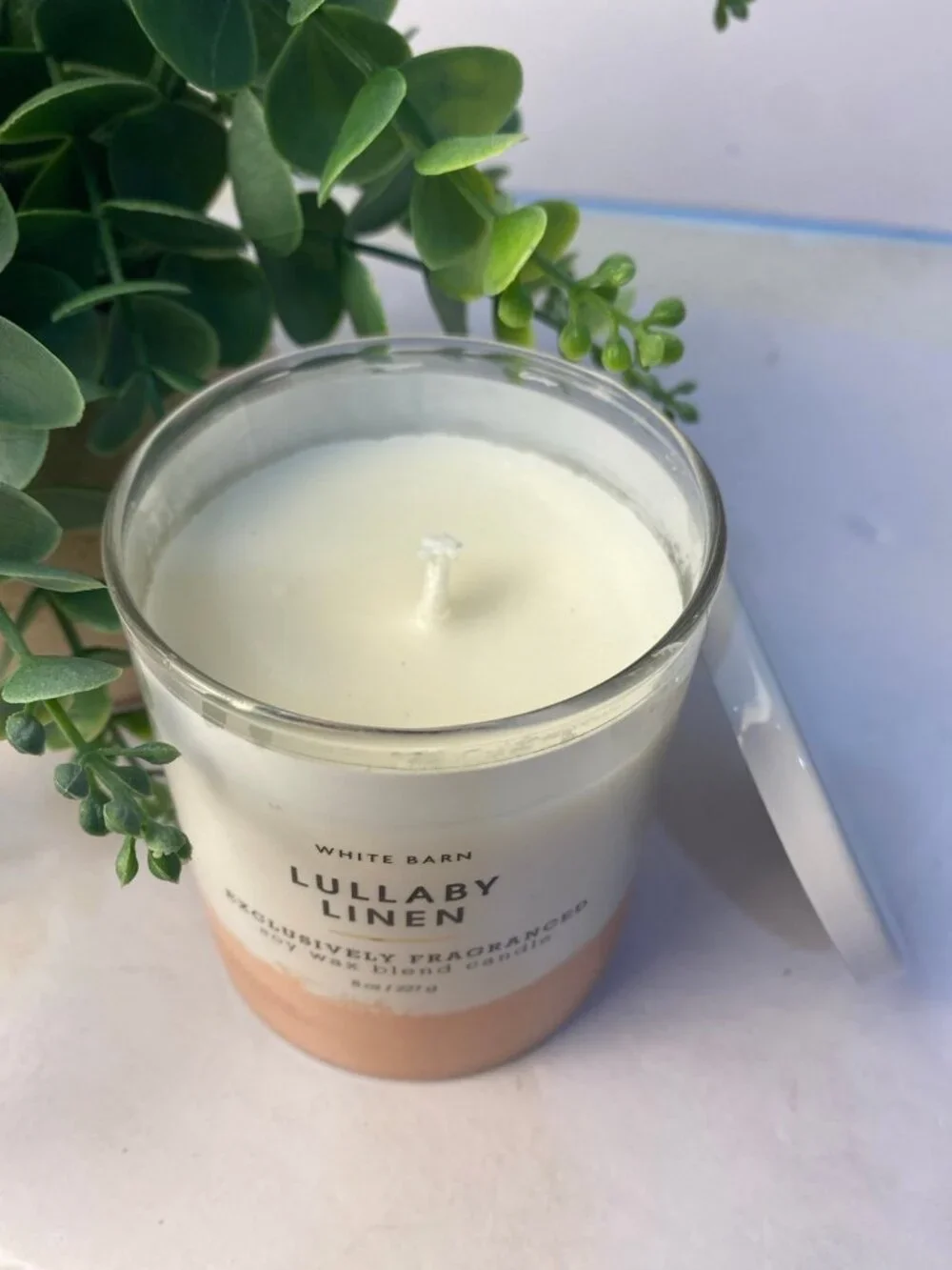 “Lullaby Linen” BBW White Barn New Single Wick Candle